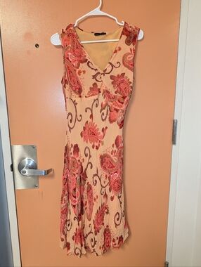 VTG Beaded Paisley Maxi Dress